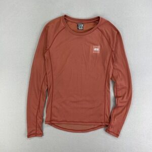 Picture Organic Clothing Shirt Womens XS Brown Long‎ Sleeve Performance Running